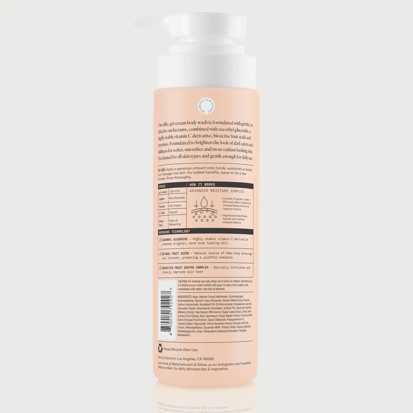 the-brightener-vitamin-c-brightening-body-wash-q4 NATR-The-Brightener-Body-Wash_back.webp