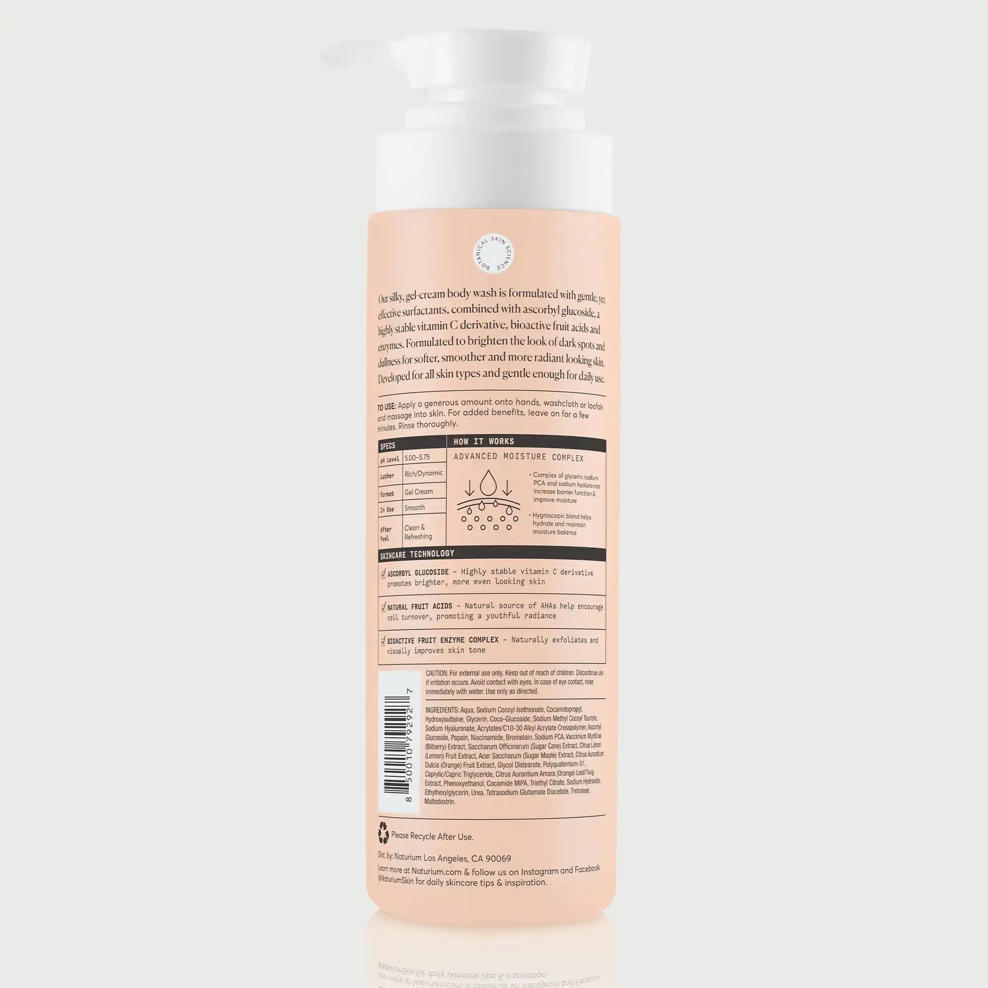 the-brightener-vitamin-c-brightening-body-wash-q4 NATR-The-Brightener-Body-Wash_back.webp